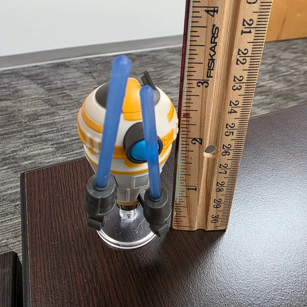 Star Wars Droid Depot Training Remote Droid Figure Orange White Blue 4 Inch